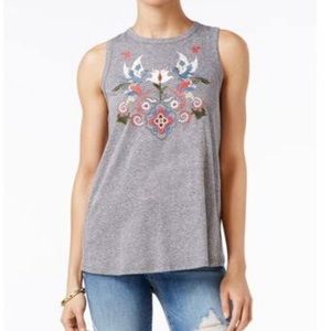 Size L Carbon Copy Tank Top with slit Back